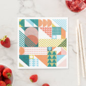 Wereldpatroon vormen servet (Insitu)