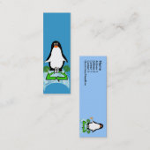 wereldpinguïn mini visitekaartje (Voorkant / Achterkant)