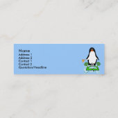 wereldpinguïn mini visitekaartje (Achterkant)