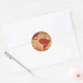 Wereldpizza Ronde Sticker (Envelop)