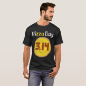 Wereldpizzadag Pizza Pun Shirt 3.14 Pizza Pi (Voorkant volledig)