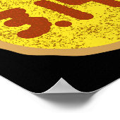 Wereldpizzadag Pizza Pun Shirt 3.14 Pizza Pi Poster (Hoek)