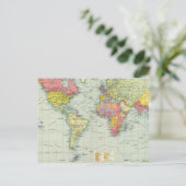 Wereldpolitieke kaart (Staand voorkant)