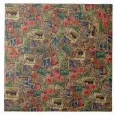 WereldpostzegelCollectie Tegeltje (Voorkant)