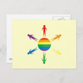 Wereldpride Briefkaart (Voorkant / Achterkant)