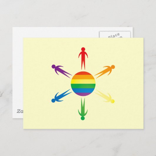 Wereldpride Briefkaart (Voorkant / Achterkant)