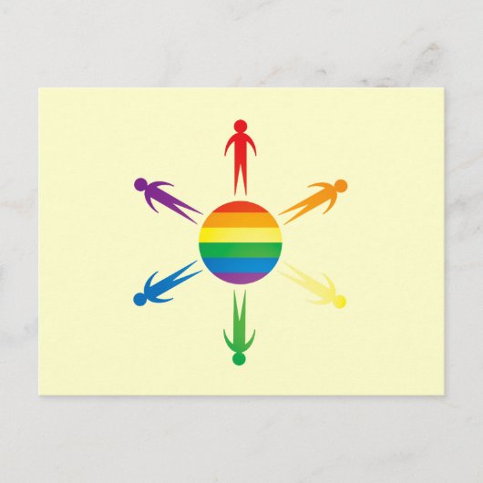 Wereldpride Briefkaart (Voorkant)