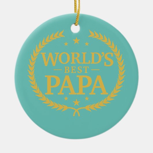 Wereldprijs voor de beste prijs voor de beste prij keramisch ornament (Voorkant)