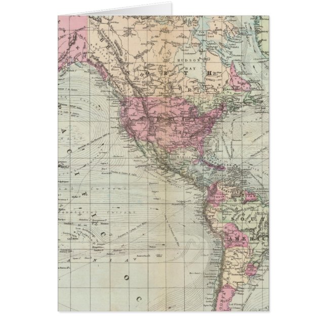 Wereldprojectie van Mercator (Voorkant)