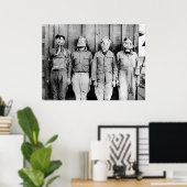 Wereldraai van gasmaskers poster (Thuiskantoor)