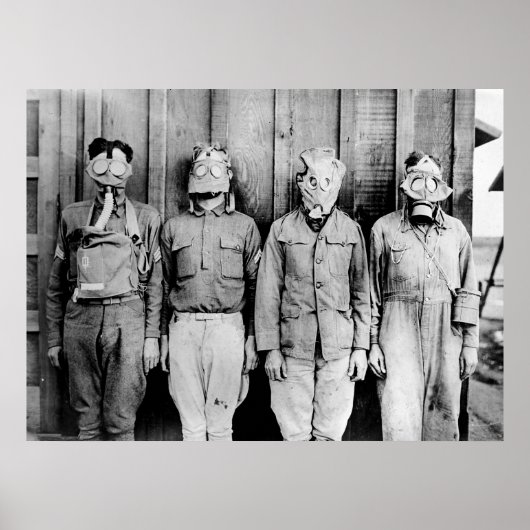 Wereldraai van gasmaskers poster (Voorkant)