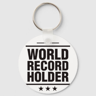 Wereldrecordhouder! Sleutelhanger