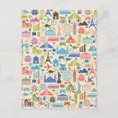 wereldreis briefkaart (Voorkant)