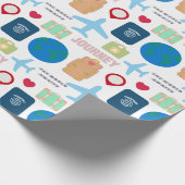 Wereldreis  cadeaupapier (Hoek)