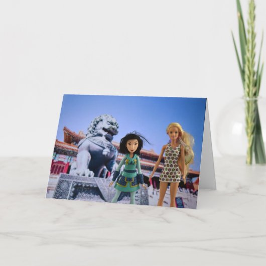 Wereldreis.China. Feestdagen Kaart (Voorkant)