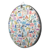 wereldreis dartbord (Voorkant Rechts)