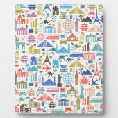 wereldreis fotoplaat (Voorkant)