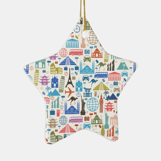 wereldreis keramisch ornament (Rechts)