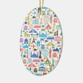 wereldreis keramisch ornament (Links)