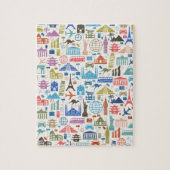 wereldreis legpuzzel (Verticaal)