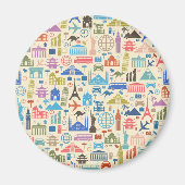 wereldreis magneet (Voorkant)