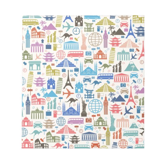 wereldreis notitieblok (Voorkant)