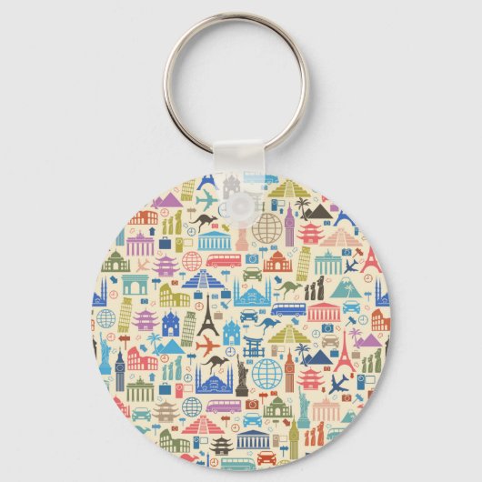 wereldreis sleutelhanger (Voorkant)