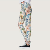 Wereldreis stempelpatroon (6) leggings (Links)