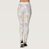 Wereldreis Stempelpatroon (8) Leggings (Achterkant)