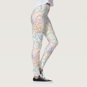 Wereldreis Stempelpatroon (8) Leggings (Rechts)