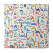 wereldreis tegeltje (Voorkant)