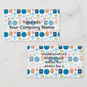 Wereldreis Visitekaartje (Voorkant / Achterkant)