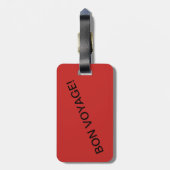 Wereldreisbureaus Bagagelabel (Achterkant verticaal)