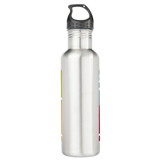 Wereldreisbureaus Waterfles (Achterkant)