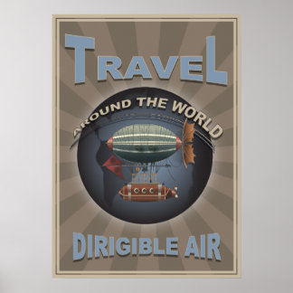  wereldreisposter voor luchtvracht poster