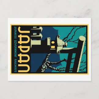 wereldreizen over Japanse spoorwegen Briefkaart