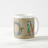 Wereldreizende moeder Mok: Koffiemok (Voorkant rechts)