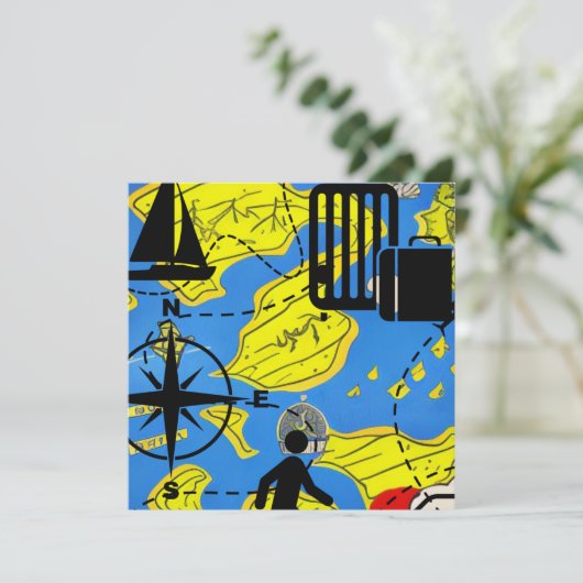 Wereldreiziger (Staand voorkant)