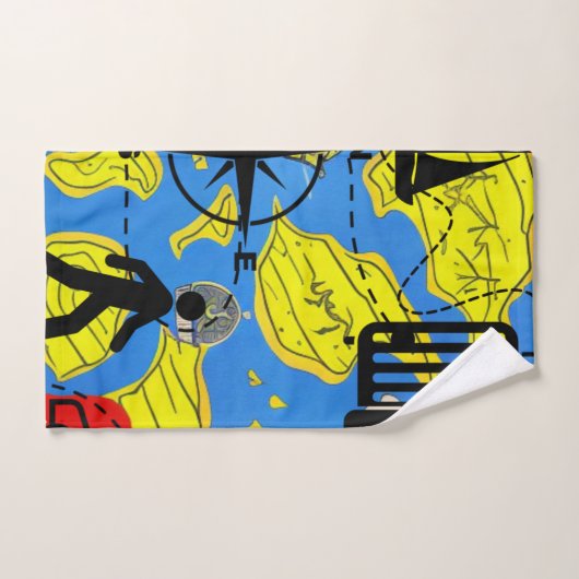 Wereldreiziger Bad Handdoek (Handdoek)