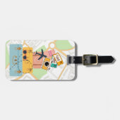 Wereldreiziger Bagagelabel (Voorkant horizontaal)