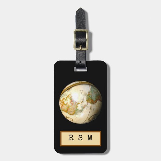 Wereldreiziger Bagagelabel (Voorkant verticaal)