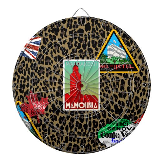 wereldreiziger dartbord (Voorkant)
