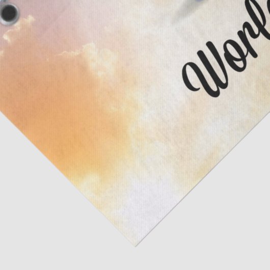 Wereldreiziger - Design #2 Tissuepapier (Detail)