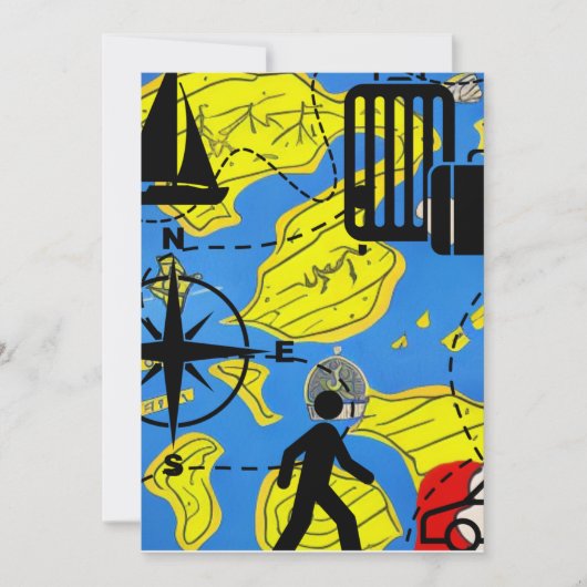 Wereldreiziger Feestdagenkaart (Voorkant)