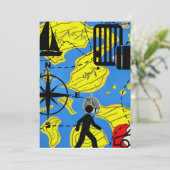 Wereldreiziger Feestdagenkaart (Staand voorkant)