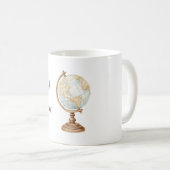 Wereldreiziger Globe Koffiemok (Voorkant rechts)
