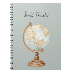 Wereldreiziger Globe Notitieboek