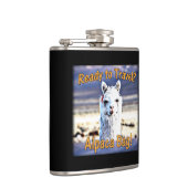 Wereldreiziger - Grappige Alpaca tas Heupfles (Rechts)