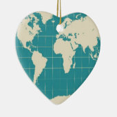 Wereldreiziger Keramisch Ornament (Rechts)