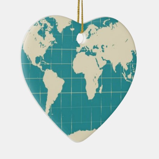 Wereldreiziger Keramisch Ornament (Rechts)